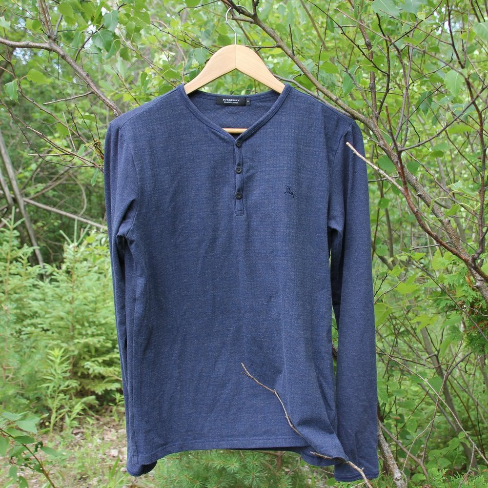 Burberry 1/4 Button-Up L/S
